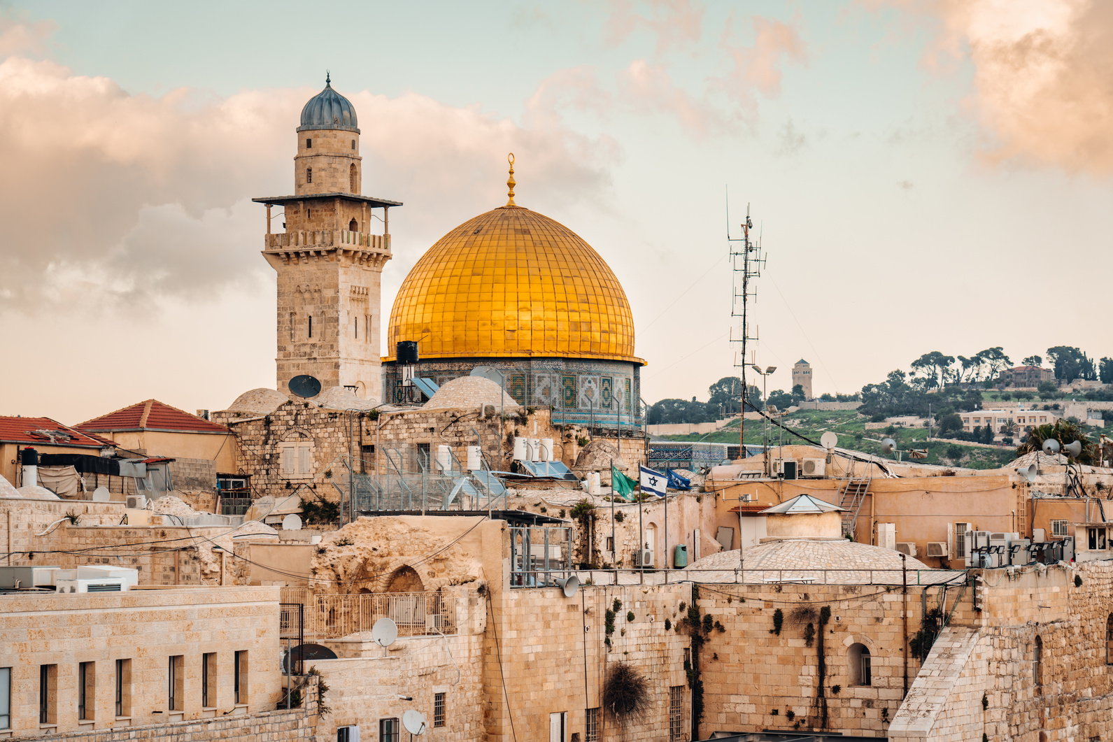 Al-Aqsa Mosque Golden Dome Jerusalem Israel